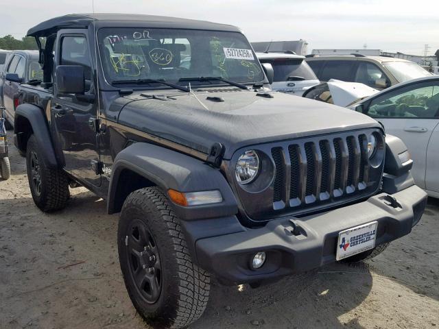 1C4GJXAG5JW219227 - 2018 JEEP WRANGLER S GRAY photo 1