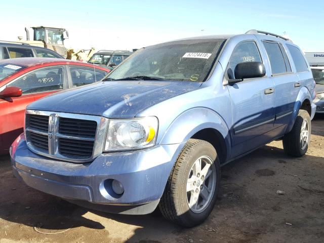 1D8HB48P47F558562 - 2007 DODGE DURANGO SL BLUE photo 2