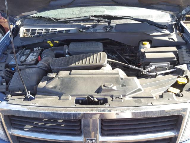 1D8HB48P47F558562 - 2007 DODGE DURANGO SL BLUE photo 7