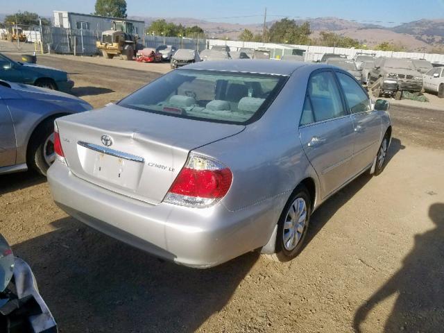 4T1BE30K26U122286 - 2006 TOYOTA CAMRY LE SILVER photo 4