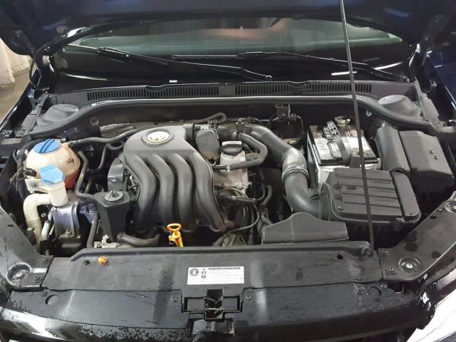 3VW2K7AJ4BM074554 - 2011 VOLKSWAGEN JETTA BASE Կապույտ լուսանկար 7