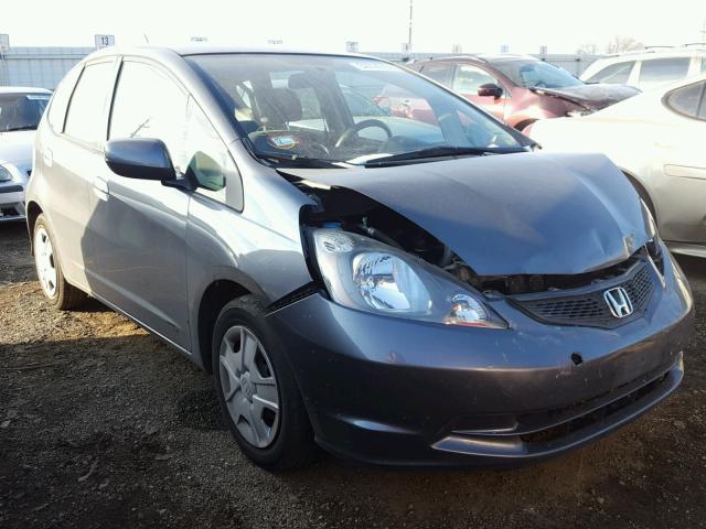 JHMGE8H39DC021901 - 2013 HONDA FIT GRAY photo 1