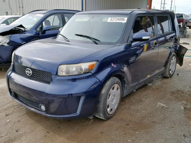 JTLKE50E981014637 - 2008 TOYOTA SCION XB Mavi foto 2