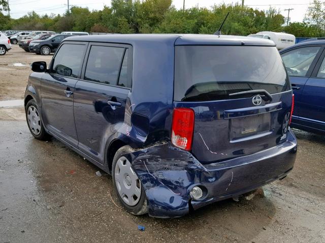 JTLKE50E981014637 - 2008 TOYOTA SCION XB Mavi foto 3