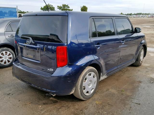 JTLKE50E981014637 - 2008 TOYOTA SCION XB Mavi foto 4