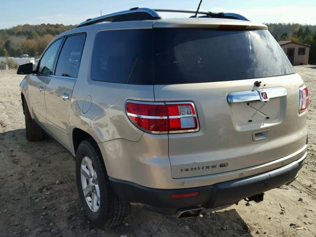 5GZER23797J144973 - 2007 SATURN OUTLOOK XR ოქროსფერი ფოტო 3