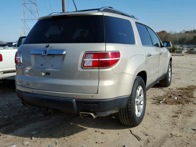 5GZER23797J144973 - 2007 SATURN OUTLOOK XR ოქროსფერი ფოტო 4