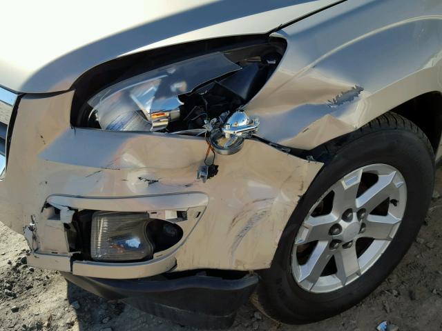 5GZER23797J144973 - 2007 SATURN OUTLOOK XR ოქროსფერი ფოტო 9