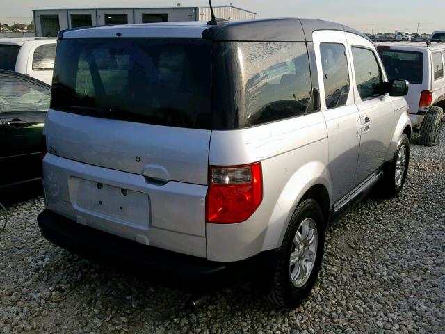 5J6YH18726L006760 - 2006 HONDA ELEMENT EX SILVER photo 4