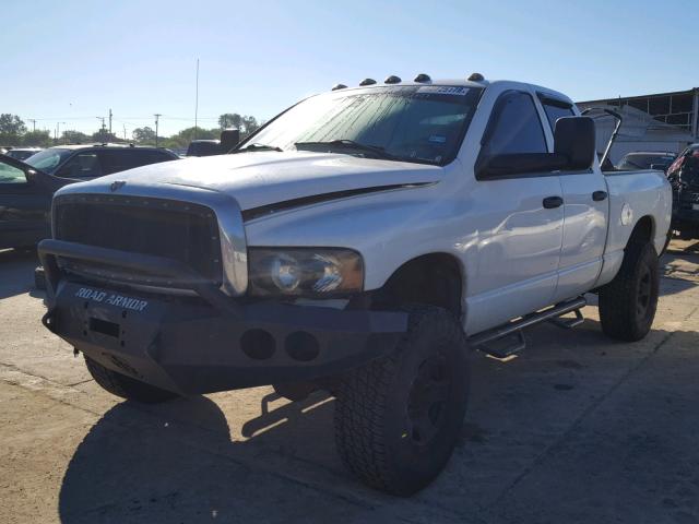 3D7KU28C64G117290 - 2004 DODGE RAM 2500 S WHITE photo 2