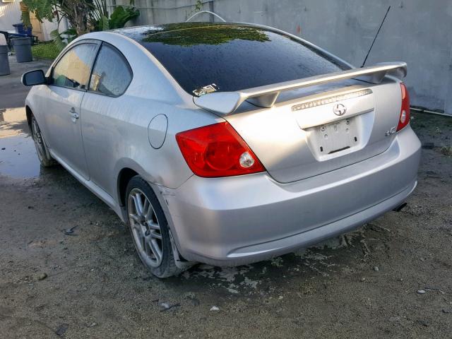 JTKDE167860092490 - 2006 TOYOTA SCION TC ვერცხლისფერი ფოტო 3