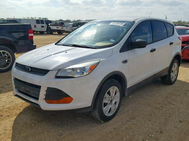 1FMCU0F75DUB00210 - 2013 FORD ESCAPE S WHITE photo 2