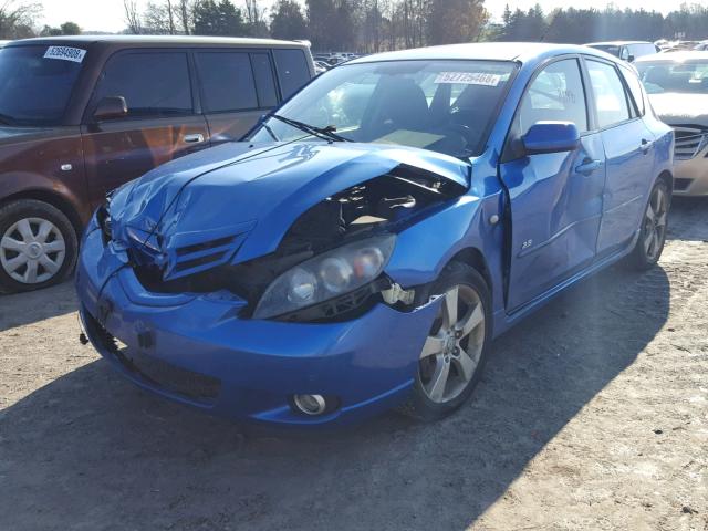 JM1BK343351325803 - 2005 MAZDA 3 HATCHBAC BLUE photo 2