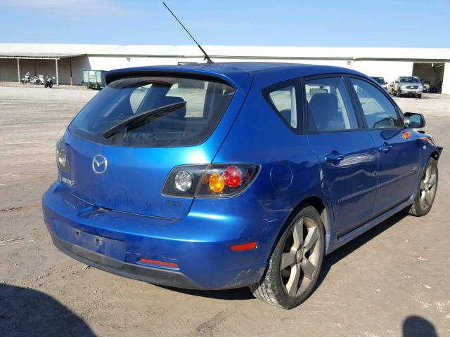 JM1BK343351325803 - 2005 MAZDA 3 HATCHBAC BLUE photo 4