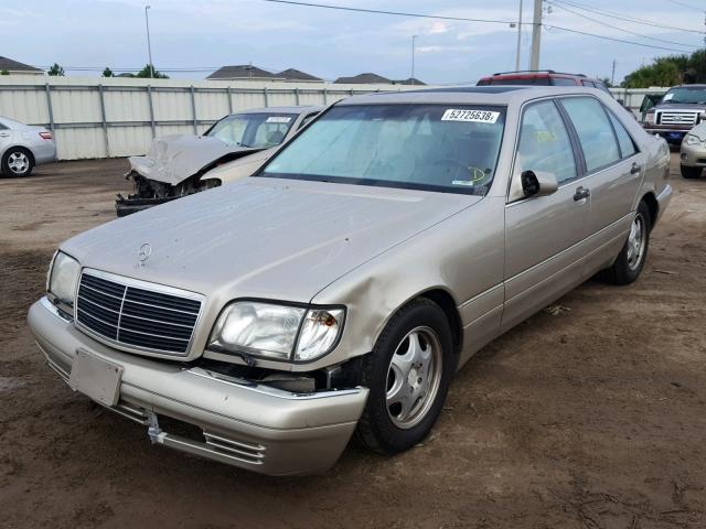 WDBGA51G3VA334186 - 1997 MERCEDES-BENZ S 500 TAN photo 2