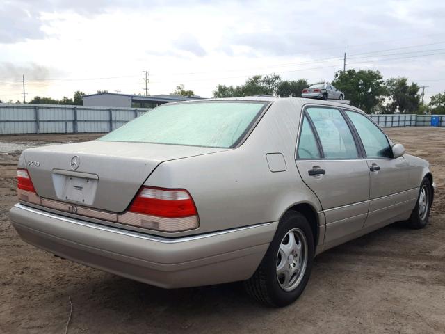 WDBGA51G3VA334186 - 1997 MERCEDES-BENZ S 500 TAN photo 4