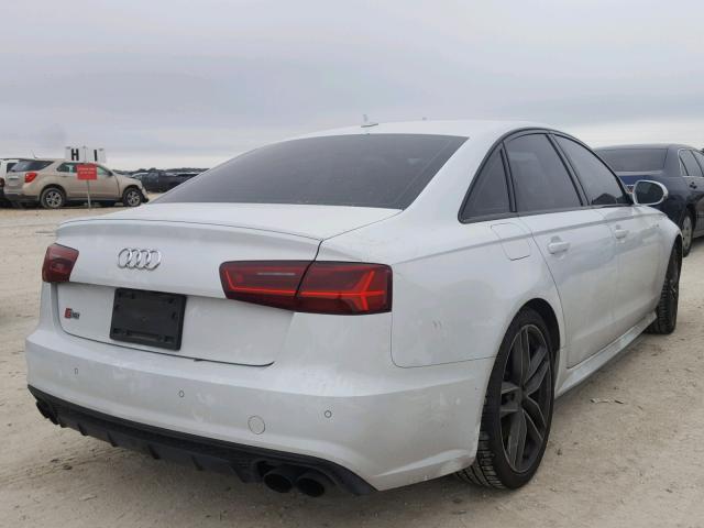 WAUH2AFC9GN091736 - 2016 AUDI S6 PRESTIG WHITE photo 4