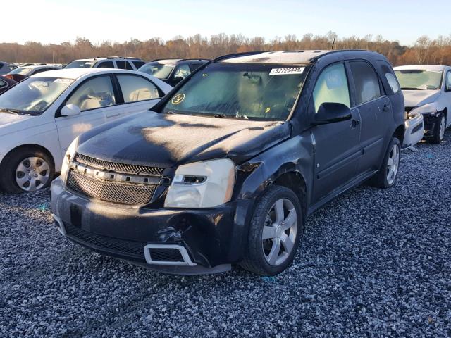 2CNDL537086037577 - 2008 CHEVROLET EQUINOX SP BLACK photo 2