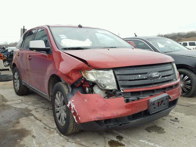 2FMDK38C78BA10297 - 2008 FORD EDGE SEL BURGUNDY photo 1