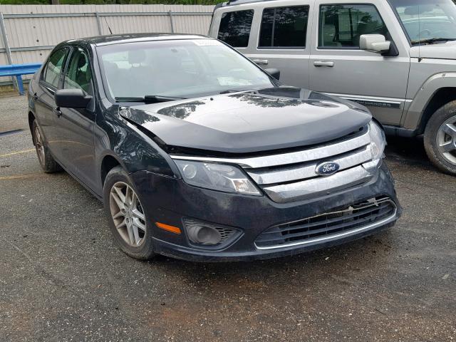 3FAHP0GA5BR332523 - 2011 FORD FUSION S BLACK photo 1