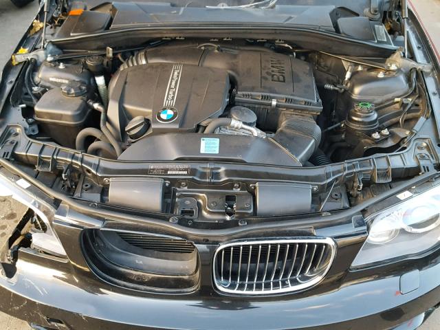 WBAUC9C51BVM09714 - 2011 BMW 135 I BLACK photo 7