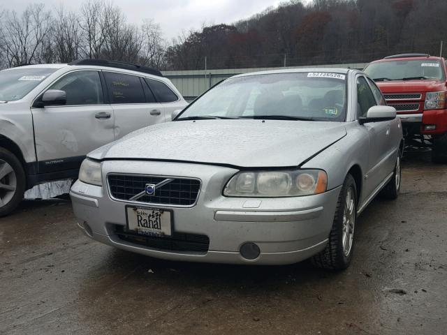 YV1RH592X62538066 - 2006 VOLVO S60 2.5T SILVER photo 2