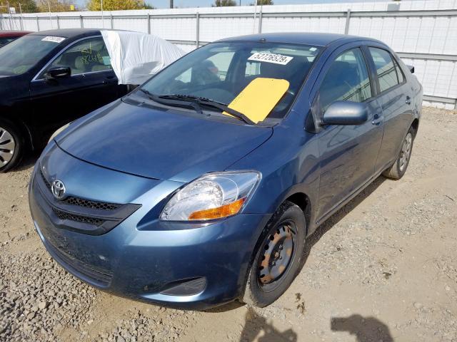 JTDBT923171059350 - 2007 TOYOTA YARIS BLUE photo 2