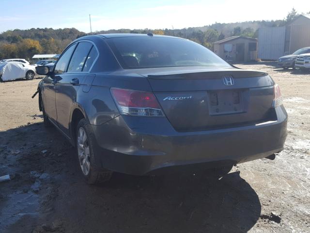 1HGCP26808A009466 - 2008 HONDA ACCORD EXL GRAY photo 3