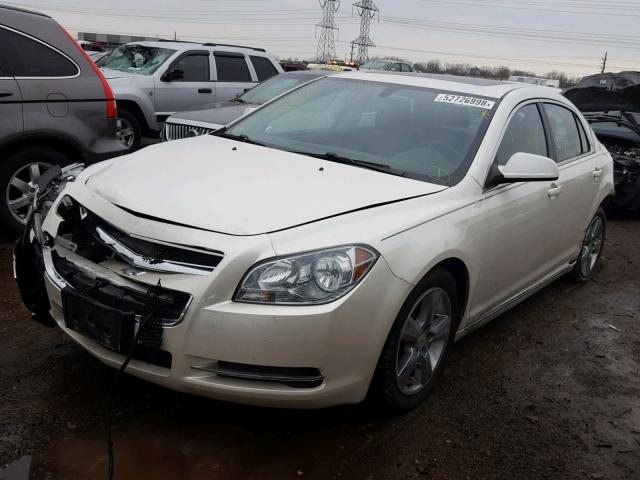 1G1ZD5EB1AF235145 - 2010 CHEVROLET MALIBU 2LT WHITE photo 2