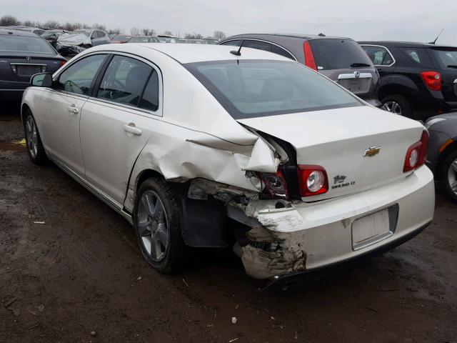 1G1ZD5EB1AF235145 - 2010 CHEVROLET MALIBU 2LT WHITE photo 3