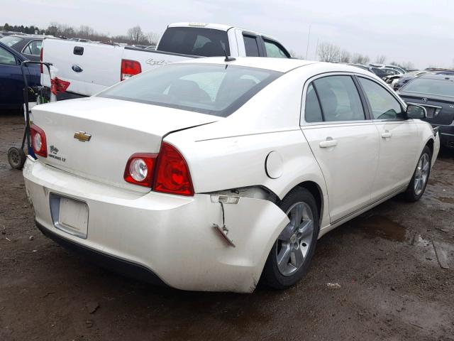 1G1ZD5EB1AF235145 - 2010 CHEVROLET MALIBU 2LT WHITE photo 4