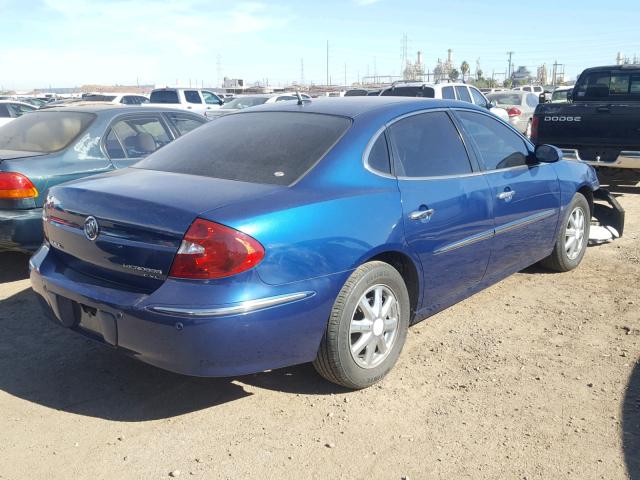 2G4WD582161193754 - 2006 BUICK LACROSSE C BLUE photo 4