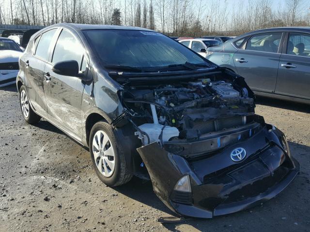 JTDKDTB35E1558384 - 2014 TOYOTA PRIUS C GRAY photo 1