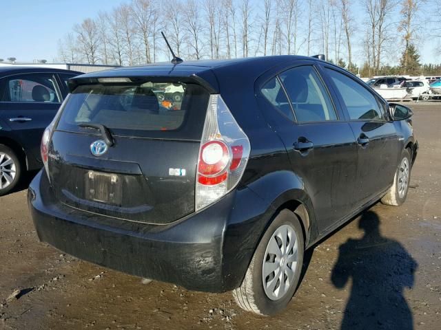 JTDKDTB35E1558384 - 2014 TOYOTA PRIUS C GRAY photo 4