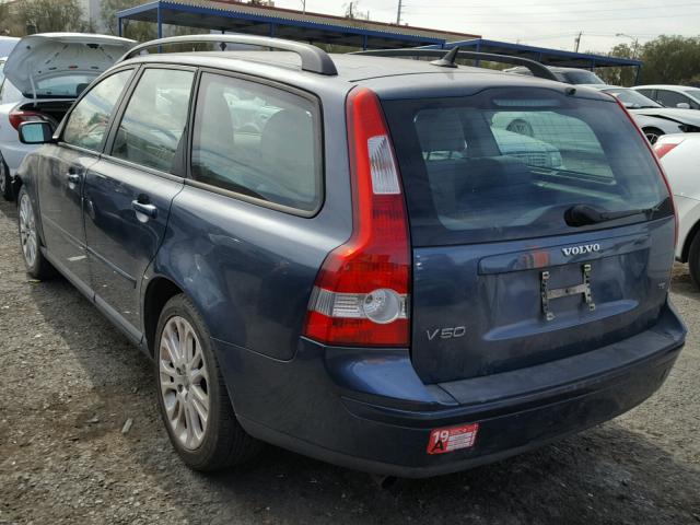 YV1MW682452054626 - 2005 VOLVO V50 T5 BLUE photo 3