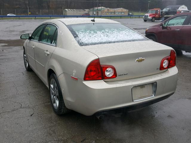 1G1ZH57B894159593 - 2009 CHEVROLET MALIBU 1LT GOLD photo 3