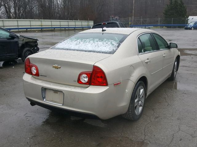 1G1ZH57B894159593 - 2009 CHEVROLET MALIBU 1LT GOLD photo 4
