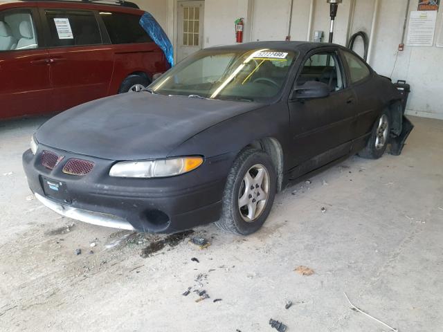 1G2WP12KXWF291885 - 1998 PONTIAC GRAND PRIX BLACK photo 2