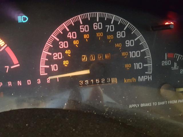 1G2WP12KXWF291885 - 1998 PONTIAC GRAND PRIX BLACK photo 8