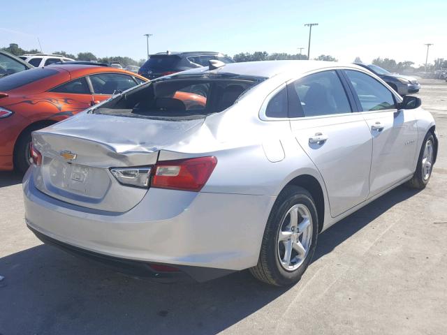 1G1ZB5ST8JF168482 - 2018 CHEVROLET MALIBU LS 银色 照片 4
