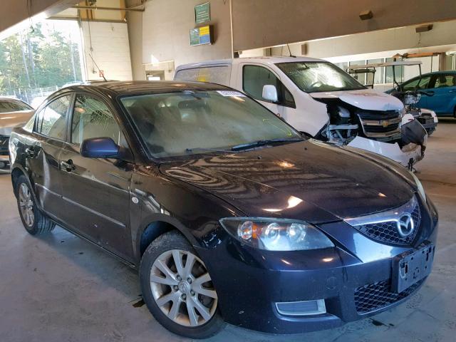 JM1BK32F481804037 - 2008 MAZDA 3 I BLACK photo 1