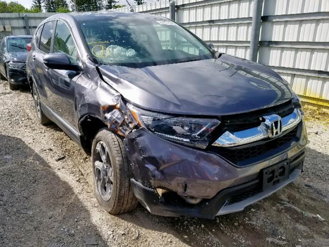 2HKRW2H8XHH604584 - 2017 HONDA CR-V EXL GRAY photo 1