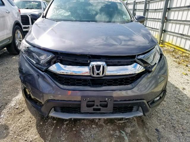 2HKRW2H8XHH604584 - 2017 HONDA CR-V EXL GRAY photo 9