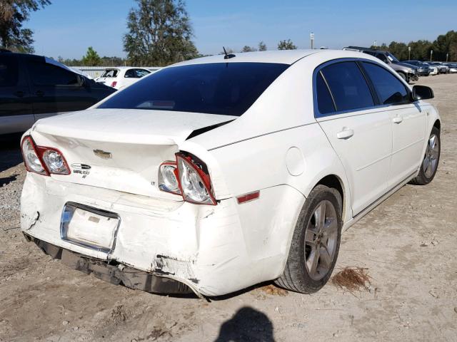 1G1ZH57B084260657 - 2008 CHEVROLET MALIBU 1LT თეთრი ფოტო 4