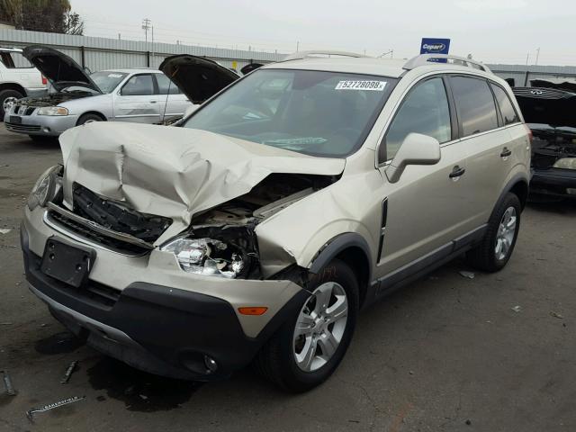 3GNAL2EK8DS623907 - 2013 CHEVROLET CAPTIVA LS TAN photo 2