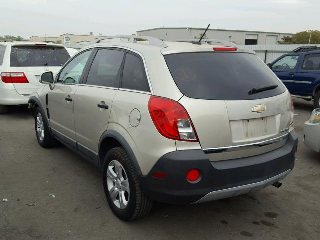 3GNAL2EK8DS623907 - 2013 CHEVROLET CAPTIVA LS 棕色 照片 3