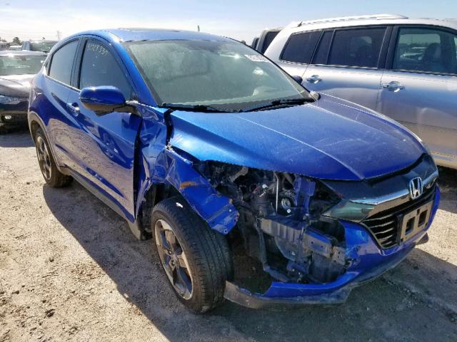 3CZRU5H57JM720056 - 2018 HONDA HR-V EX BLUE photo 1