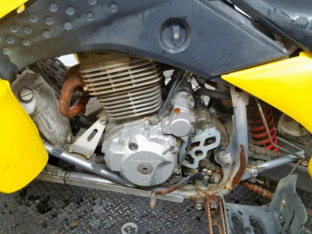 478TE230814124526 - 2001 HONDA TRX400 EX YELLOW photo 6