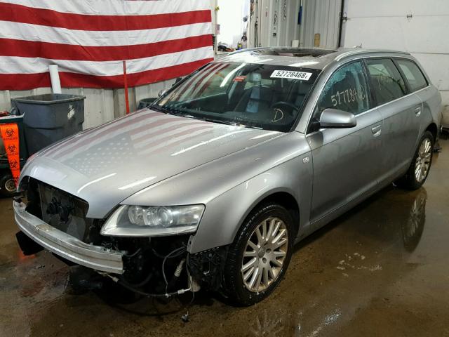 WAUKH74F96N116928 - 2006 AUDI A6 AVANT Q GRAY photo 2