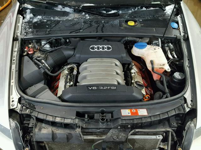 WAUKH74F96N116928 - 2006 AUDI A6 AVANT Q GRAY photo 7